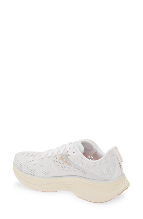 Shop Saucony Ride 17 Running Shoe In White/pearl