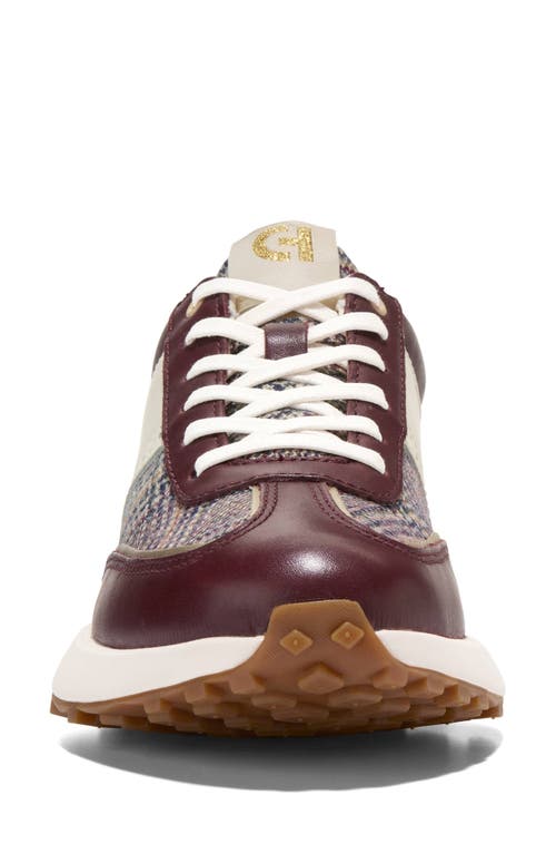 Cole Haan Grand Crosscourt Meadow Sneaker In Plaid/ivory