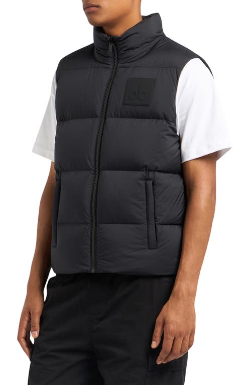 Shop Moose Knuckles King Reversible Down Puffer Vest<br /> In Black