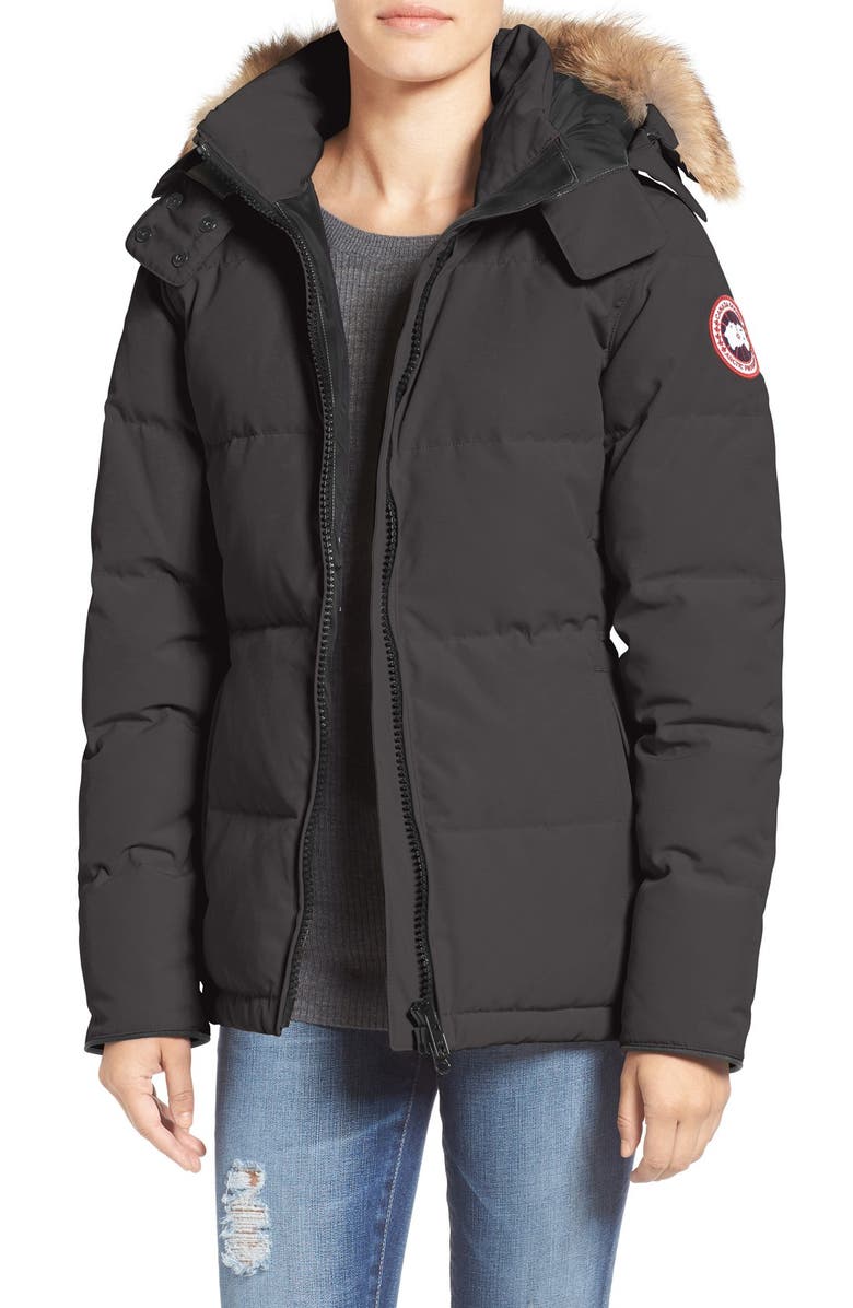 Canada Goose Chelsea Slim Fit Down Parka With Genuine