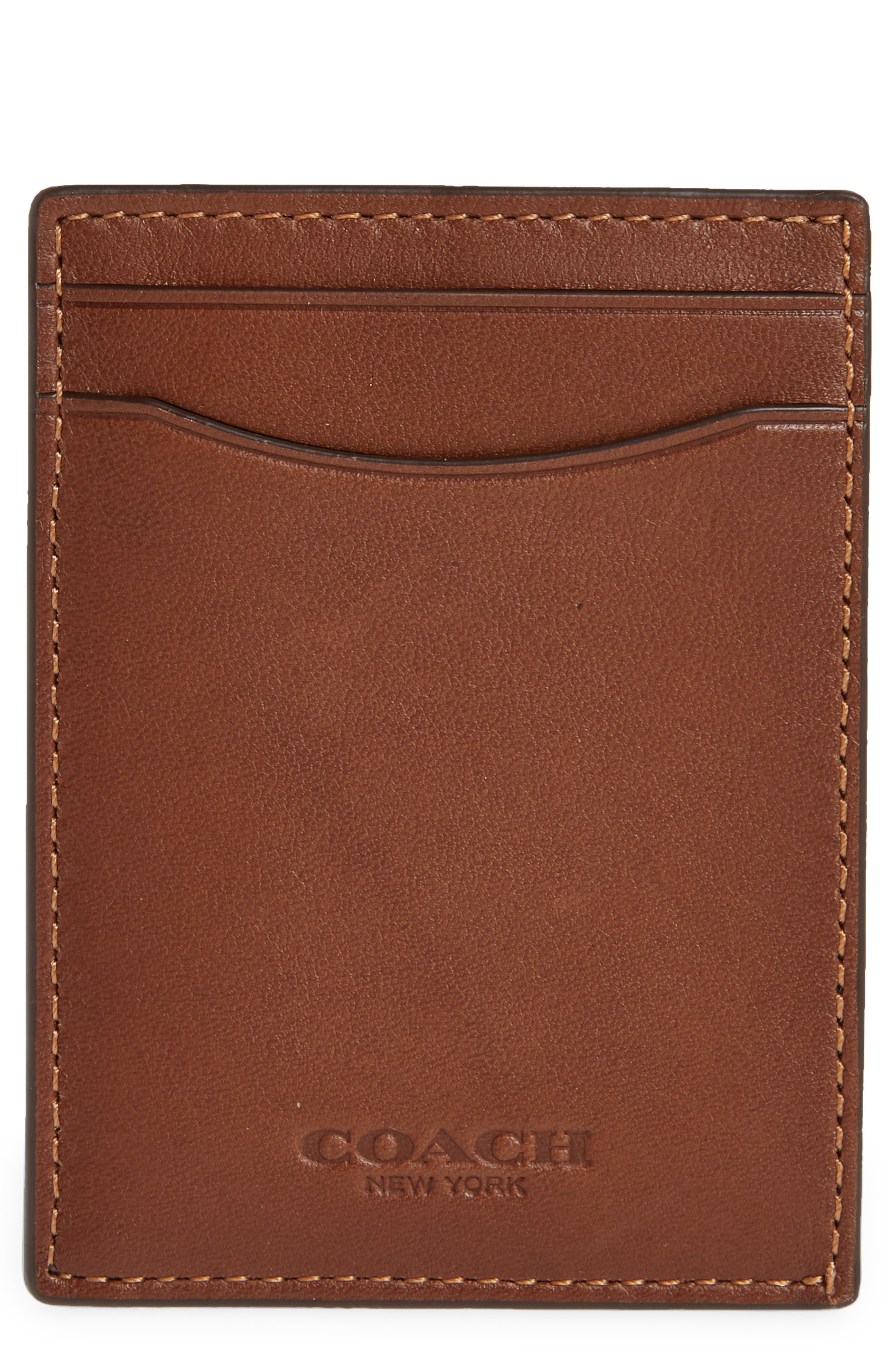 NEW BROWN LEATHER MENS WALLET 