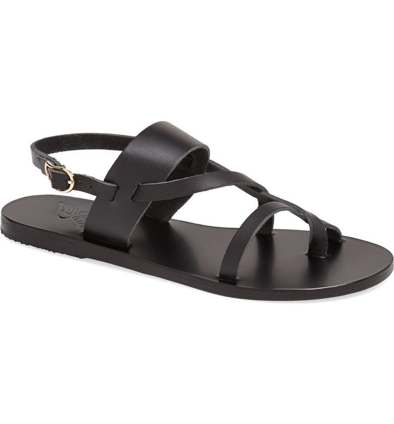 ANCIENT GREEK SANDALS 'Alethea' Slingback Sandal, Main, color, 001
