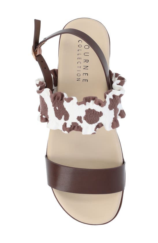 Journee Collection Riya Sandal In Brown