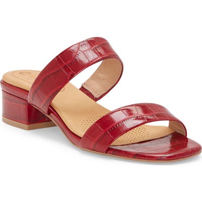 Cc Corso Como Faeya Slide Sandal- Red