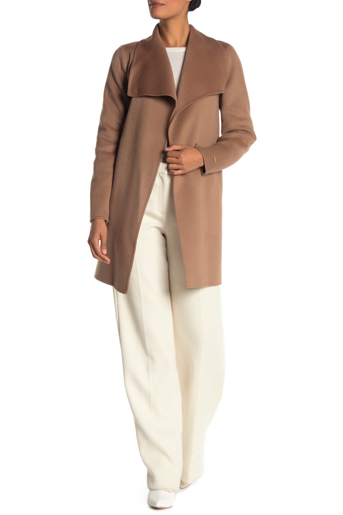 tahari ella wrap coat