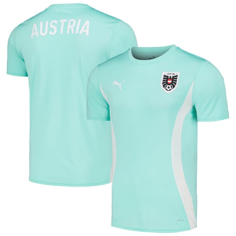 Shop Puma Mint Austria National Team 2023/24 Pre-match Jersey