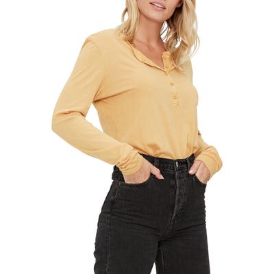 Michael Stars Jayla Shirttail Henley, Ivory