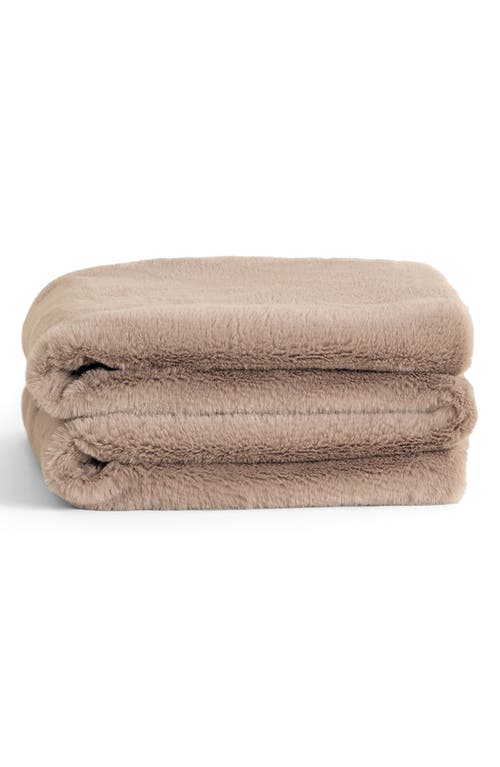 UnHide Lil' Marsh X-Small Plush Blanket in Mocha Shar-Pei at Nordstrom, Size Throw