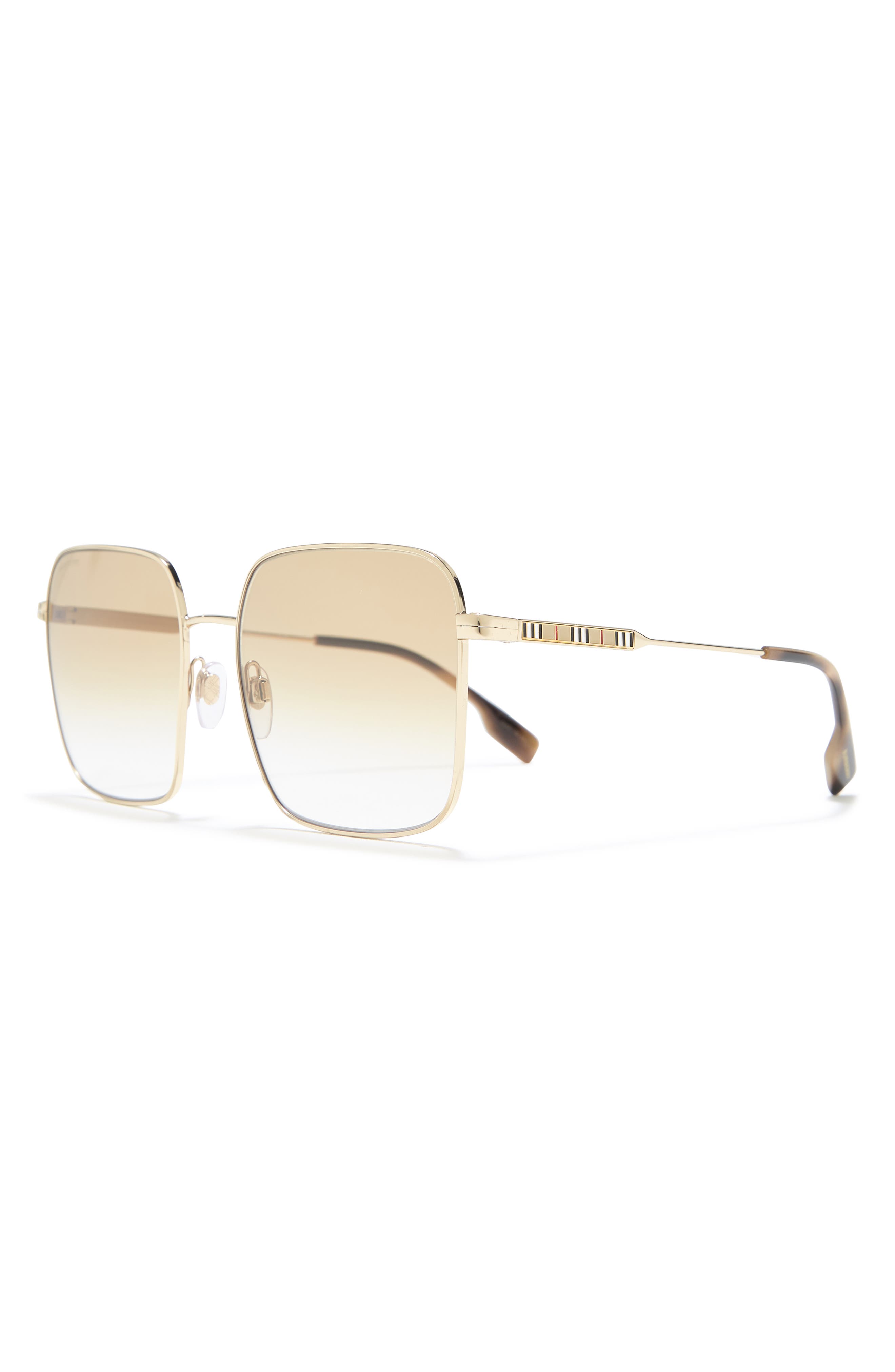 burberry 58mm square sunglasses