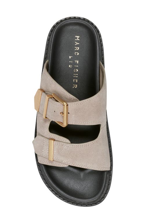 Shop Marc Fisher Ltd Amirra Platform Slide Sandal In Taupe