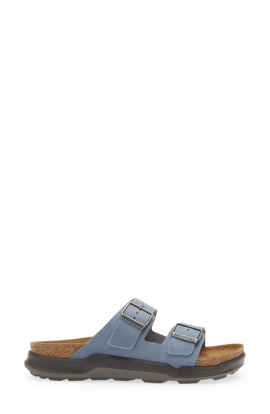 Shop Birkenstock Arizona Slide Sandal In Elemental Blue
