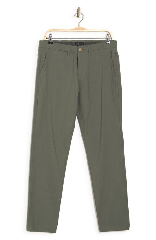 Shop 14th & Union Tech Chino Pants In Grey Cobble