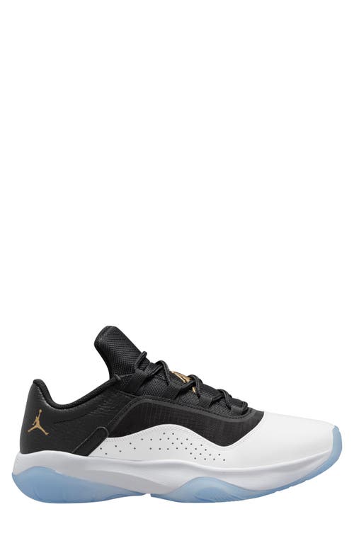 Air Jordan 11 CMFT Low Sneaker in Black/Metallic Gold/White