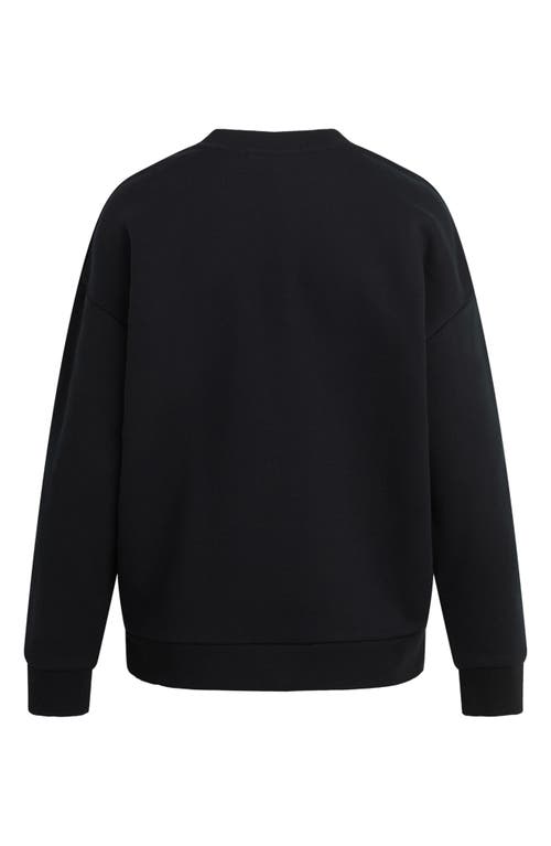 Favorite Daughter Collegiate Cotton Blend Sweatshirt In Black W/white