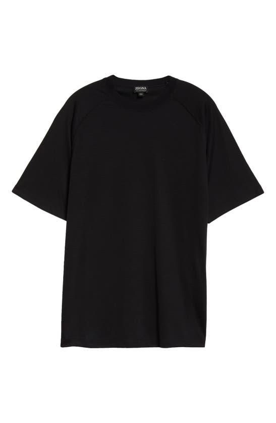 ZEGNA ZEGNA HIGH PERFORMANCE™ SHORT SLEEVE WOOL T-SHIRT