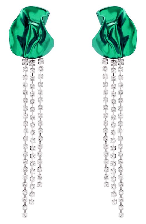Sterling King Georgia Crystal Drop Earrings in Emerald at Nordstrom