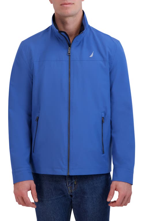 Nautica Lightweight Stretch Water Resistant Golf Jacket In Arctic Blue