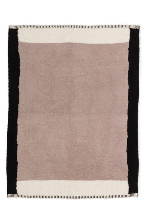 Shop Barefoot Dreams Cozychic™ Colorblock Throw Blanket In Taupe Multi