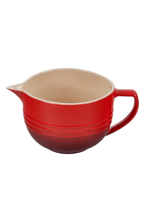 Le Creuset Stoneware Batter Bowl in Cerise at Nordstrom