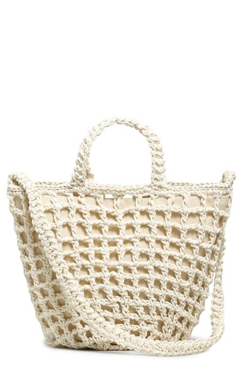 Madewell The Crocheted Shoulder Bag in Antique Cream at Nordstrom