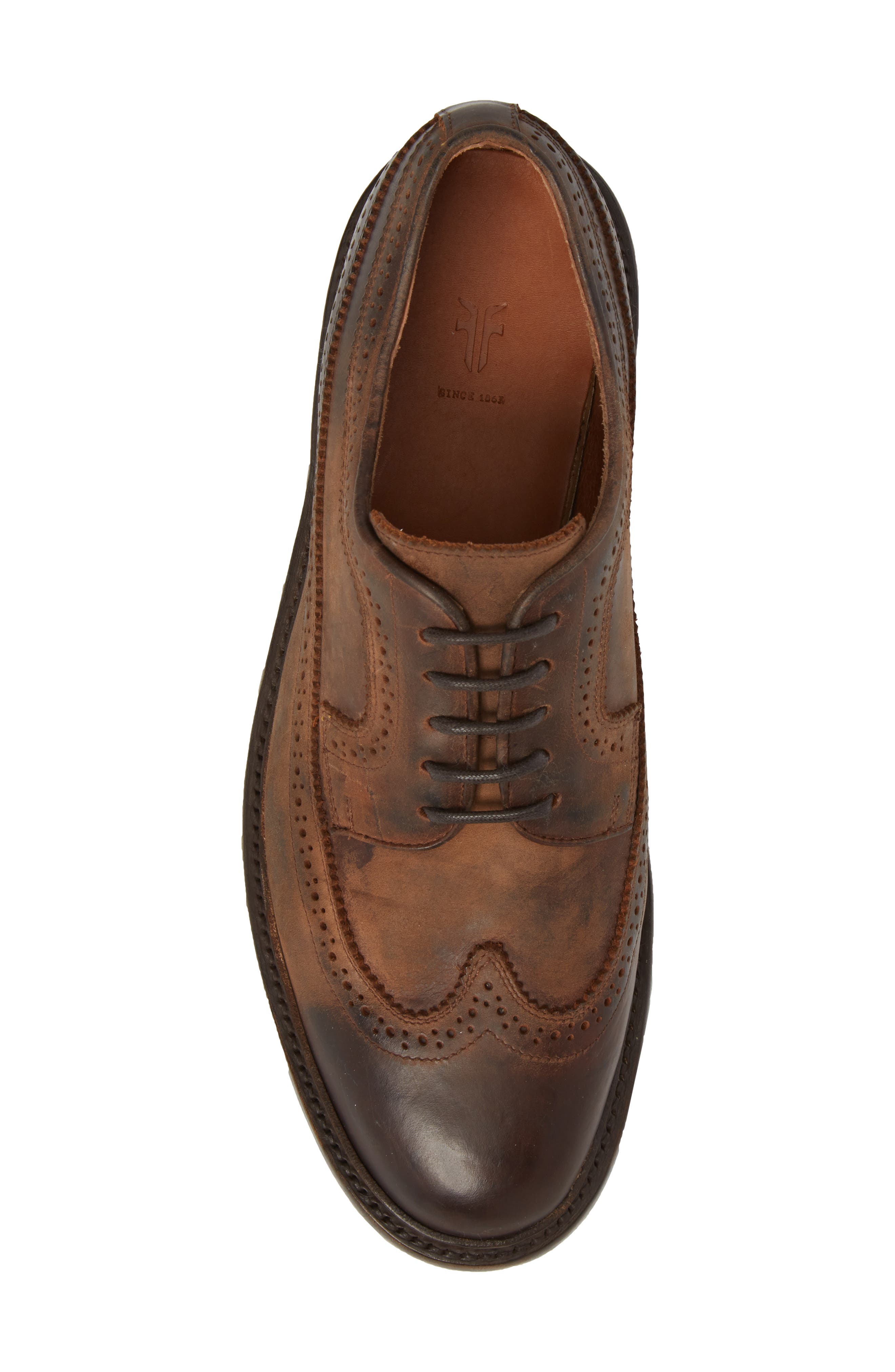 frye jones wingtip oxford