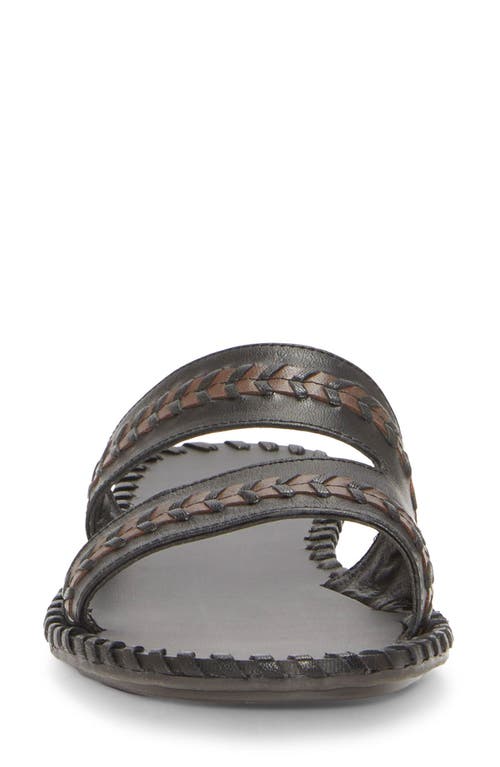 Shop Lucky Brand Zanora Slide Sandal In Black/array Cbrnpl