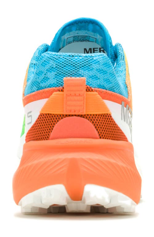 Shop Merrell Agility Peak 5 Trail Running Shoe In Neon Multi