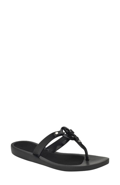 GUESS Tyana Flip Flop in Black at Nordstrom, Size 6