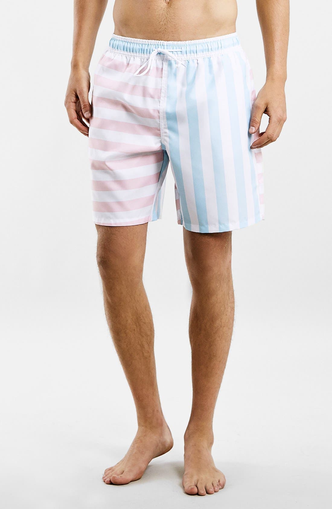 pastel swim trunks