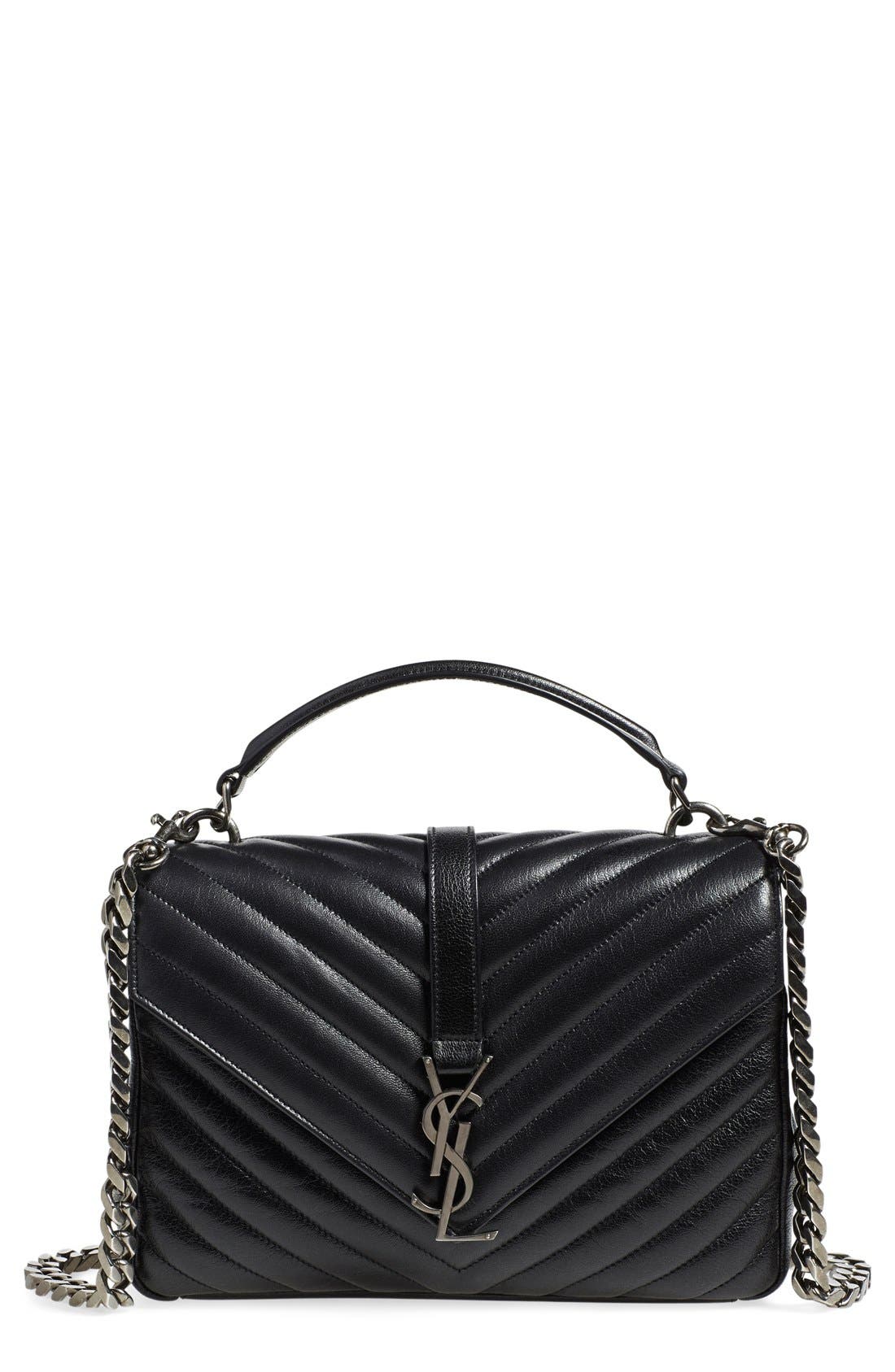 Saint Laurent 'Medium Monogram' Quilted Leather Shoulder Bag Nordstrom