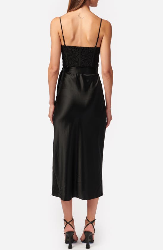 Shop Cami Nyc Tricia Lace & Satin Slipdress In Black