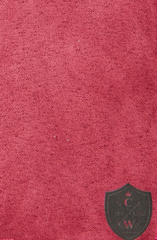 Clifton Wilson Cotton Pocket Square In Fuchsia