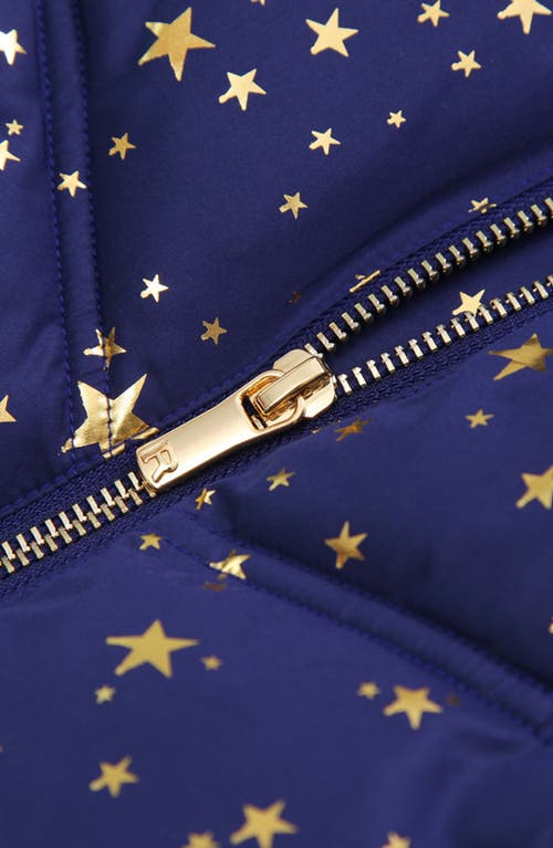 Shop Rokka&rolla Kids' Heavyweight Puffer Jacket In Astral Aura Gold Star