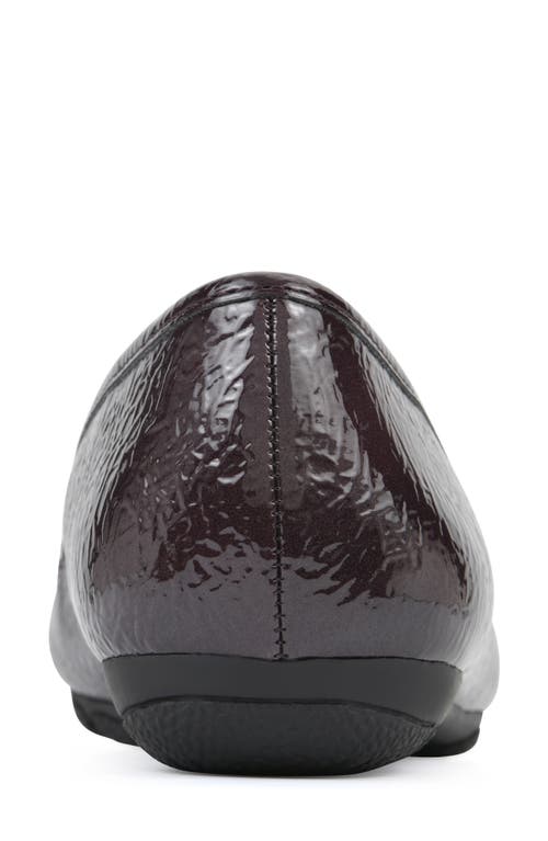 Cliffs By White Mountain Glowing Bit Loafer In Burgundy Patent