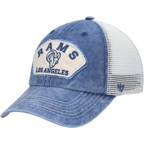 Men's '47 Royal/White Los Angeles Rams Interlude MVP Trucker