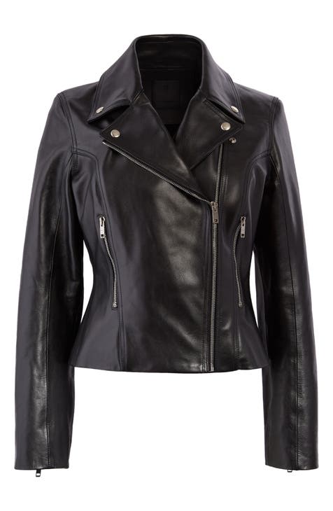 Givenchy Black Leather Biker Jacket