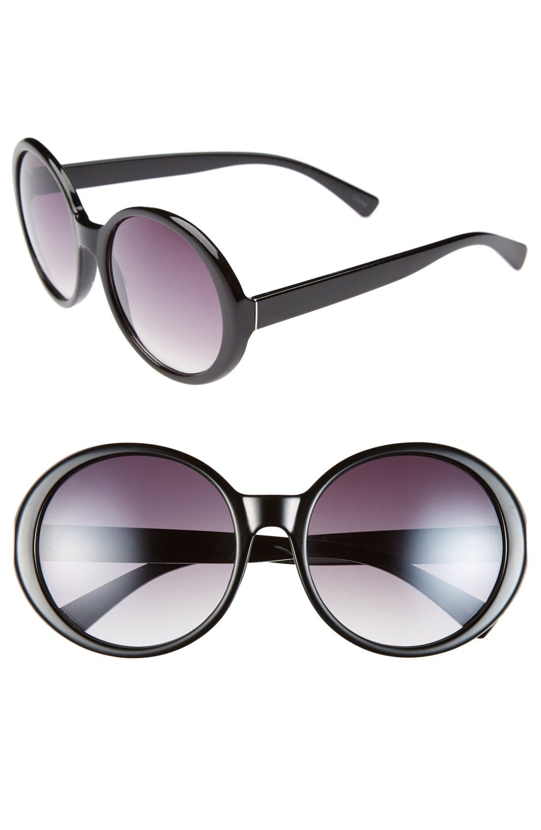 Icon Eyewear 55mm Round Sunglasses (Juniors) Nordstrom
