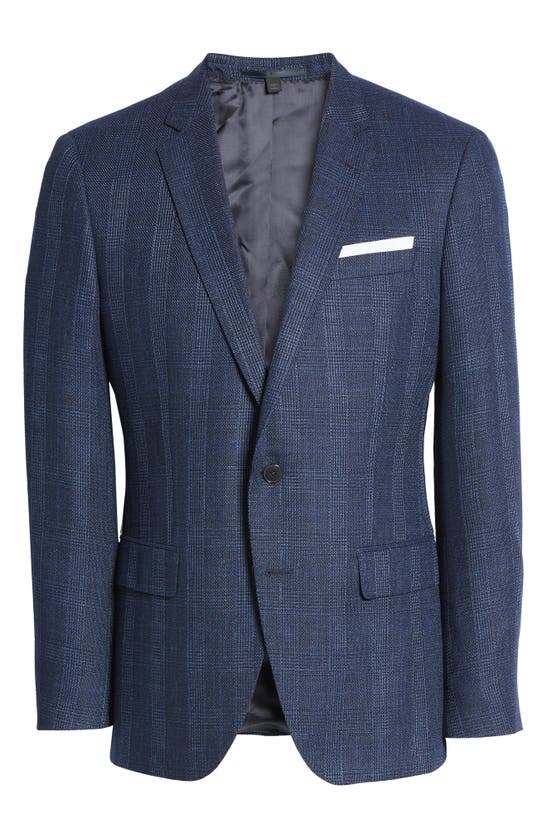 HUGO BOSS SLIM FIT PLAID SPORT COAT