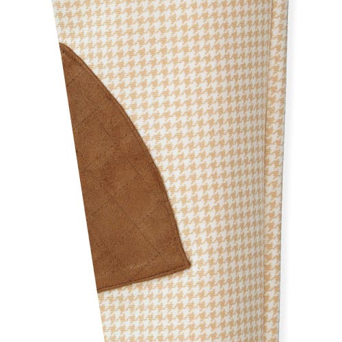 Hope & Henry Girls' Ponte Riding Pant, Infant In Medium Khaki Houndstooth
