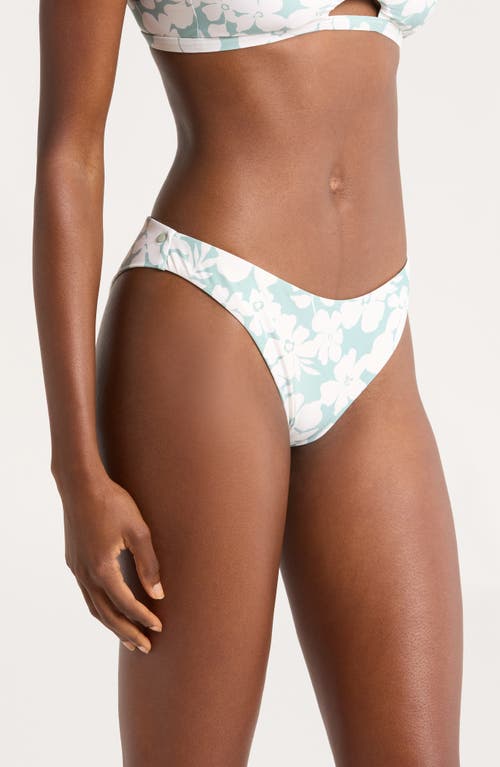 Volcom Coco Cheekini Bikini Bottoms In Sea Glass