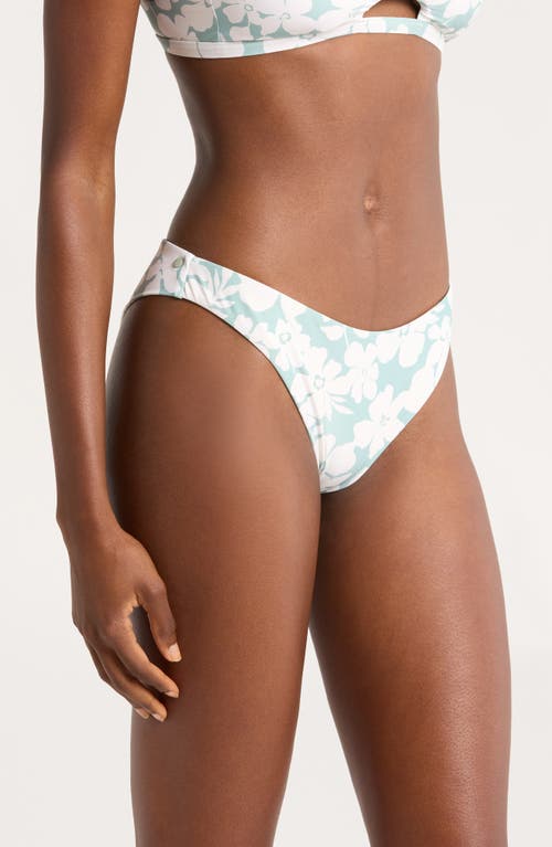 Shop Volcom Coco Cheekini Bikini Bottoms In Sea Glass