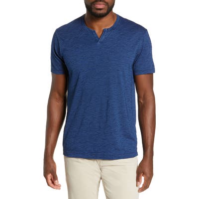 Mills Supply By Splendid Malibu Notch Neck T-Shirt, Blue
