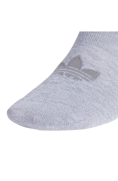 Shop Adidas Originals Adidas Gender Inclusive Superlite Assorted 6-pack Super No-show Socks In Black/white/grey