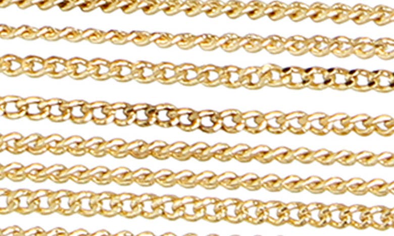 Shop Allsaints Chain Fringe Drop Earrings In Gold