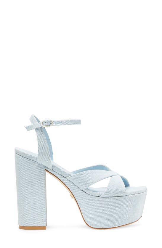 STUART WEITZMAN STUART WEITZMAN MIAMI SQUARE HIGH 140 PLATFORM SANDAL