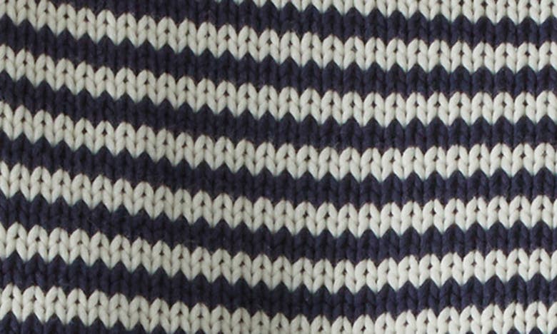 Shop Michael Stars Casey Crewneck Sweater In Nocturnal Stripe