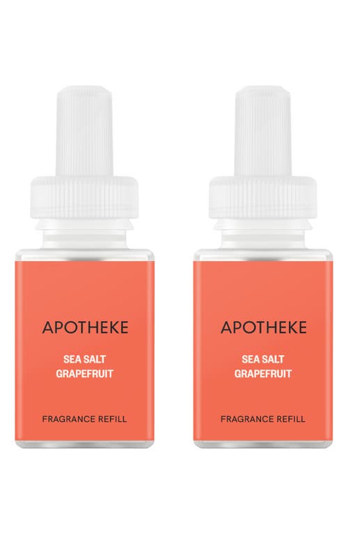 PURA x APOTHEKE 2-Pack Diffuser Fragrance Refills in Sea Salt Grapefruit at Nordstrom