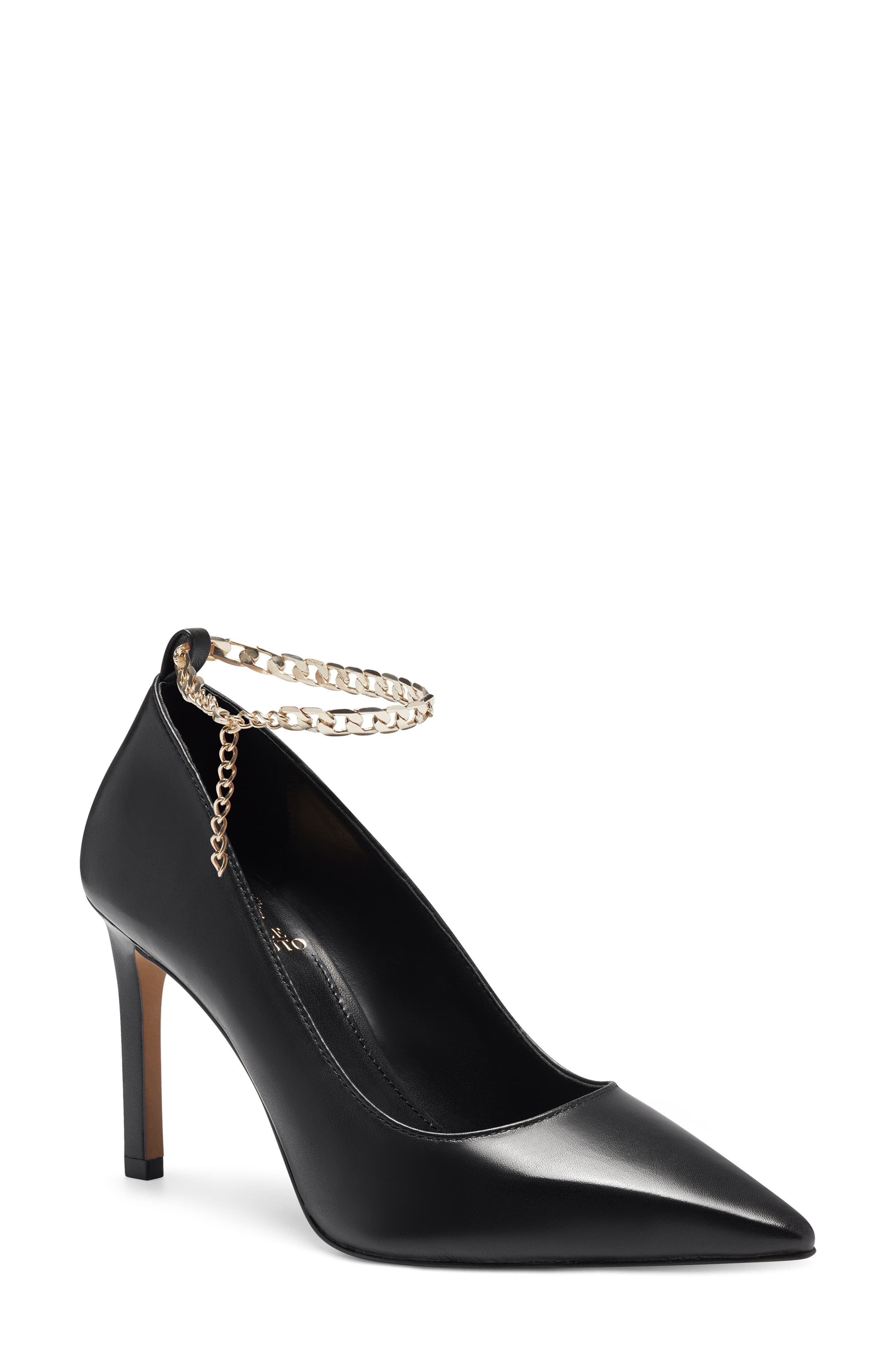 vince camuto peddya ankle chain pump