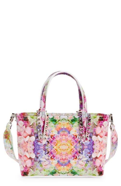 Mini Cabata Blooming East/West Patent Leather Tote in M024 Multi