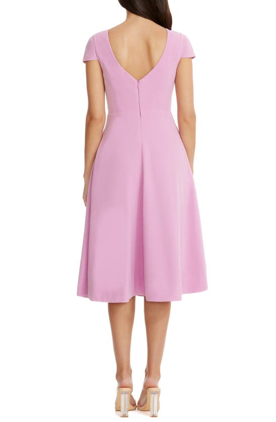 DRESS THE POPULATION DRESS THE POPULATION LIVIA FIT & FLARE DRESS 